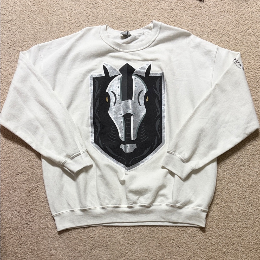 Gildan Crewneck Sweater Las Vegas New Orleans hotel & casino vegas golden nights